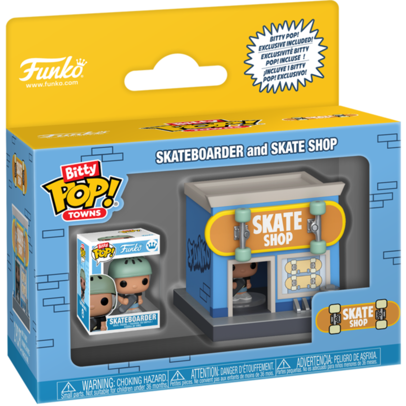 Bitty City - Skate Shop Bitty Town Pop! Expansion Pack