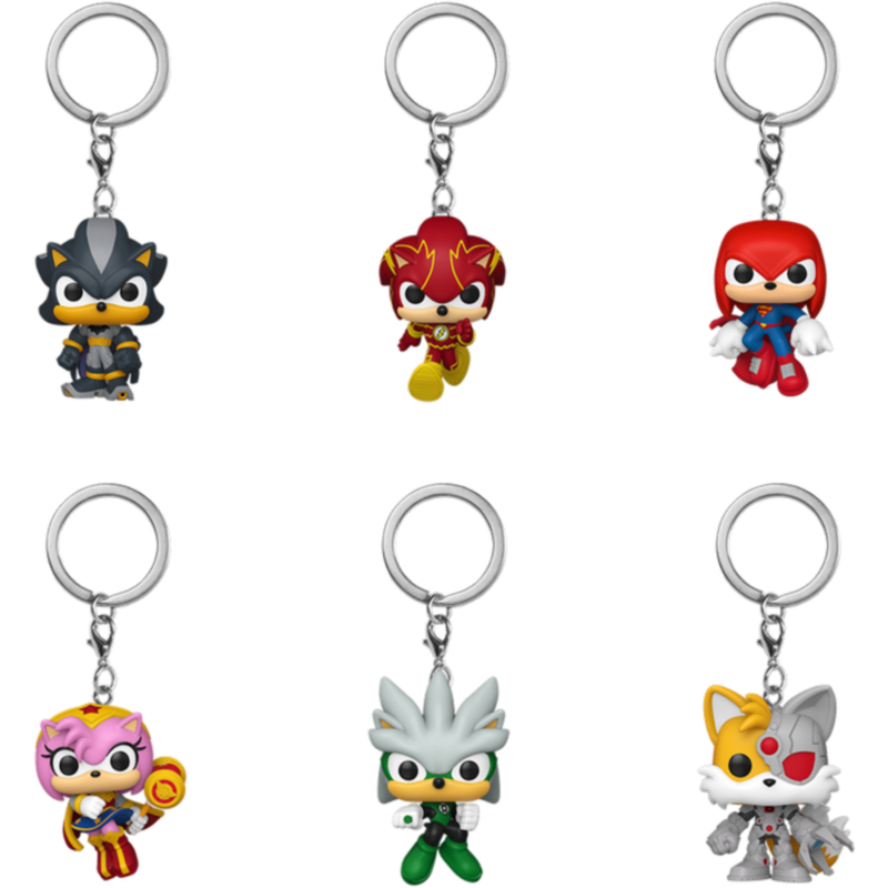 Justice League x Sonic the Hedgehog - Mystery Pocket Pop! Keychain