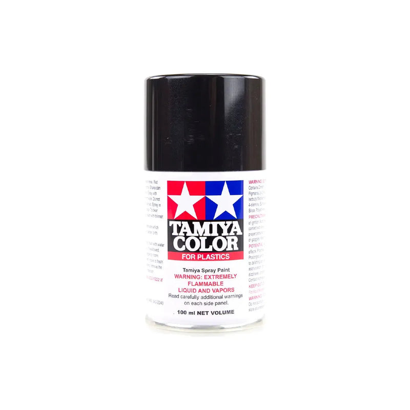 Tamiya TS-40 Metallic Black Lacquer Spray Paint 100ml
