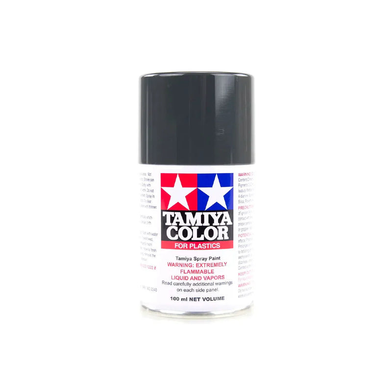 Tamiya TS-82 Rubber Black Lacquer Spray Paint 100ml