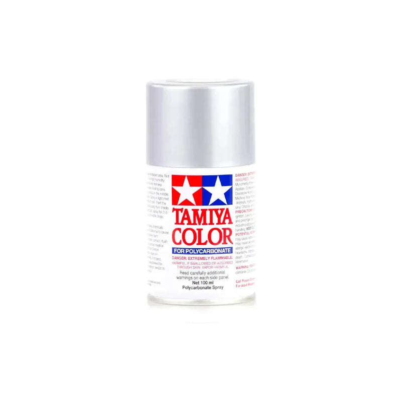Tamiya PS-48 Semi-Gloss Silver Anodised Aluminium Polycarbonate Spray Paint 100ml