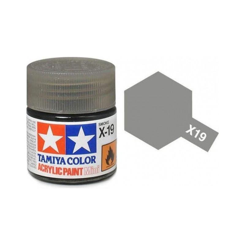 TAMIYA ACRYLIC MINI X-19 SMOKE