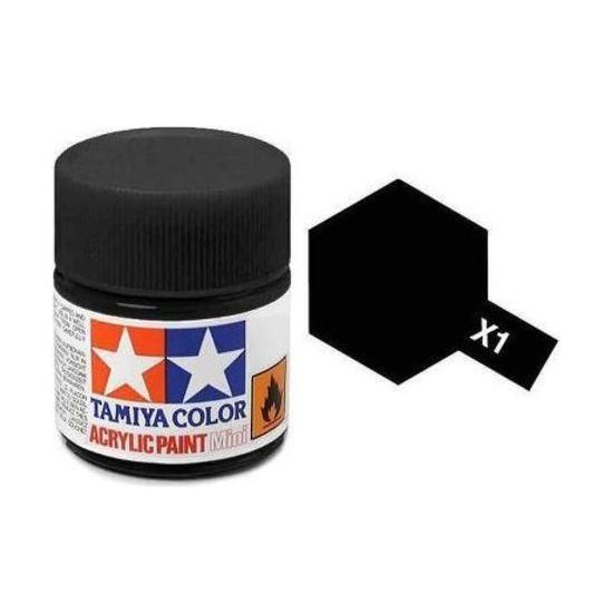 TAMIYA ACRYLIC MINI X-1 BLACK