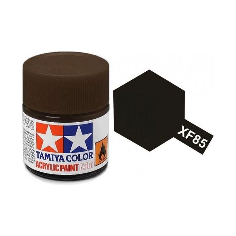 TAMIYA ACRYLIC MINI XF-85 RUBBER BLACK