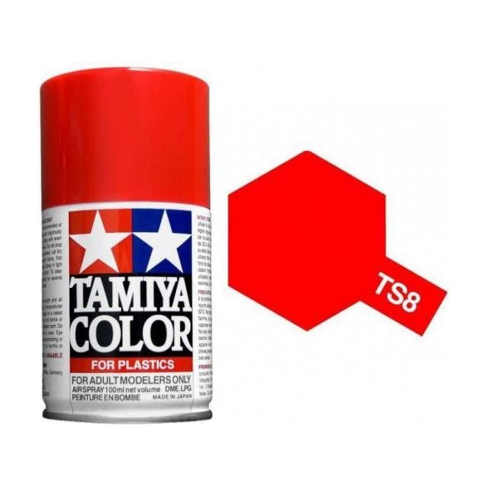 
                  
                    TAMIYA TS-8 Lacquer Spray 100ml - ITALIAN RED-Tamiya-ProHobbies
                  
                