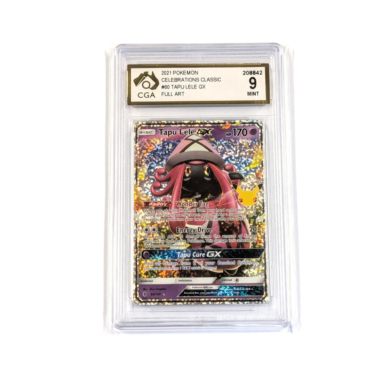 CGA Graded Pokemon SM: Guardians Rising #60 Tapu Lele GX - Graded