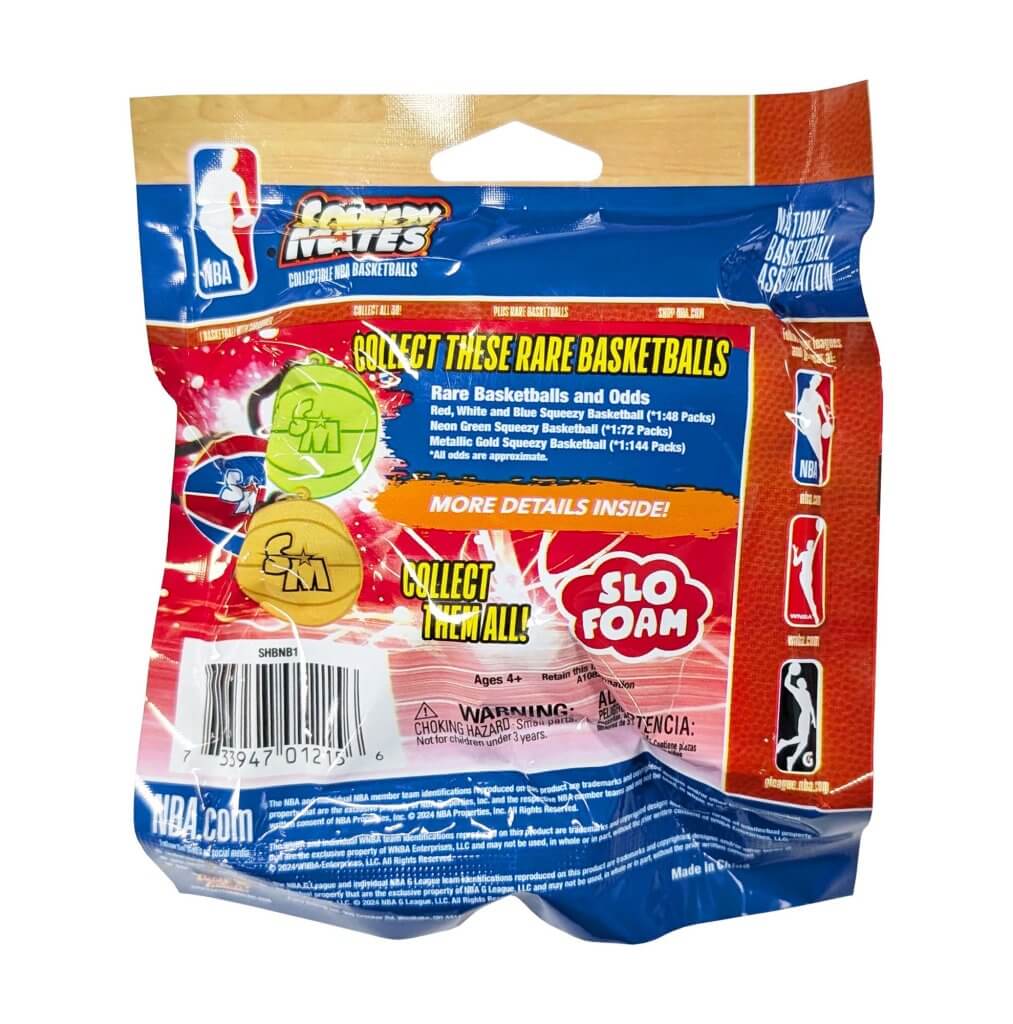 
                  
                    SQUEEZYMATES 2024 NBA 2.5” Squishy Team Basketball Blind Bag
                  
                
