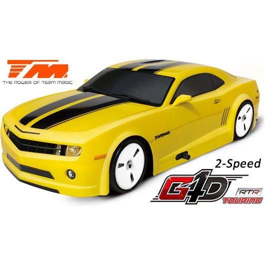 TEAM MAGIC 1/10 NITRO - 4WD TOURING CAMARO RTR - PULL START - 2-SPEED