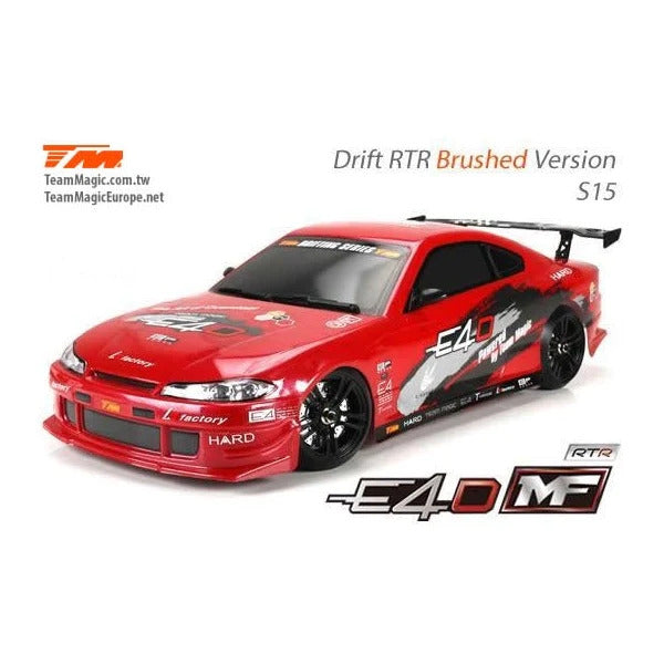 
                  
                    TEAM MAGIC E4D MF 1/10 DRIFT CAR RTR S15
                  
                