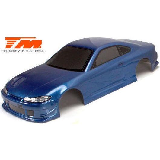 BODY - 1/10 TOURING / DRIFT - 190MM - PAINTED - NO HOLES - S15 DARK BLUE