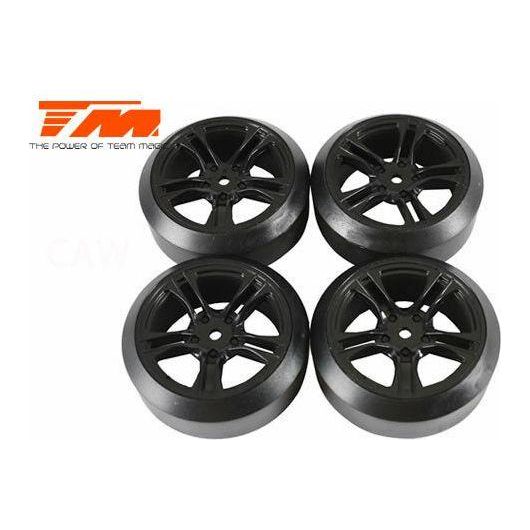 Team Magic E4D Mounted Drift Tire 45 Degree (5 Spoke)