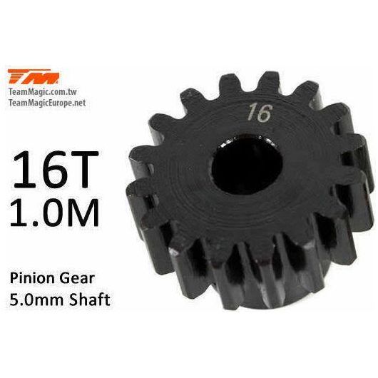 Pinion gear M1 for 5mm shaft 16T-Team Magic-ProHobbies