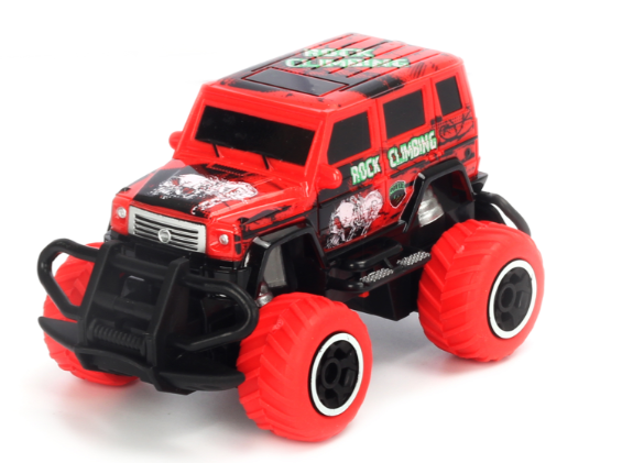 1:43 Scale 4 channel RC RTR car - Red