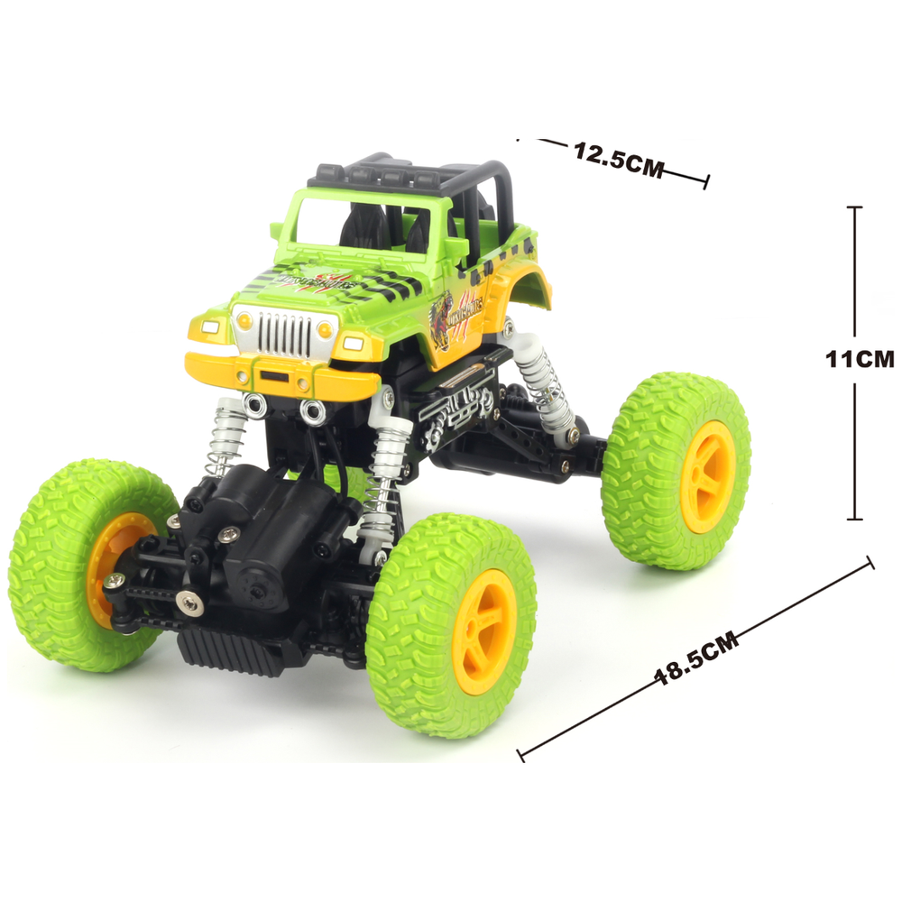 1:22 4WD graffito Jeep climber Green