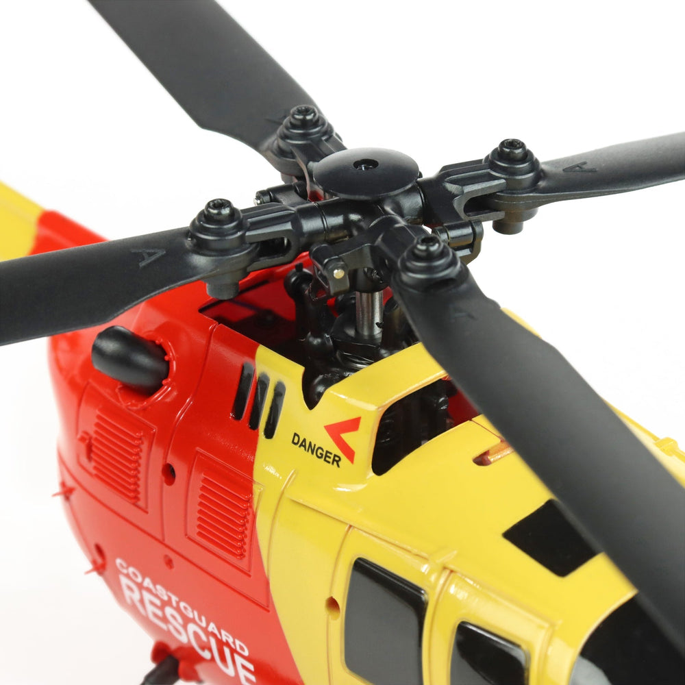 BO-105 Scale 250 Flybarless Helicopter with 6 Axis Stabilisation and Altitude Hold (Yellow/Red)-Command Elite Hobbies-ProHobbies