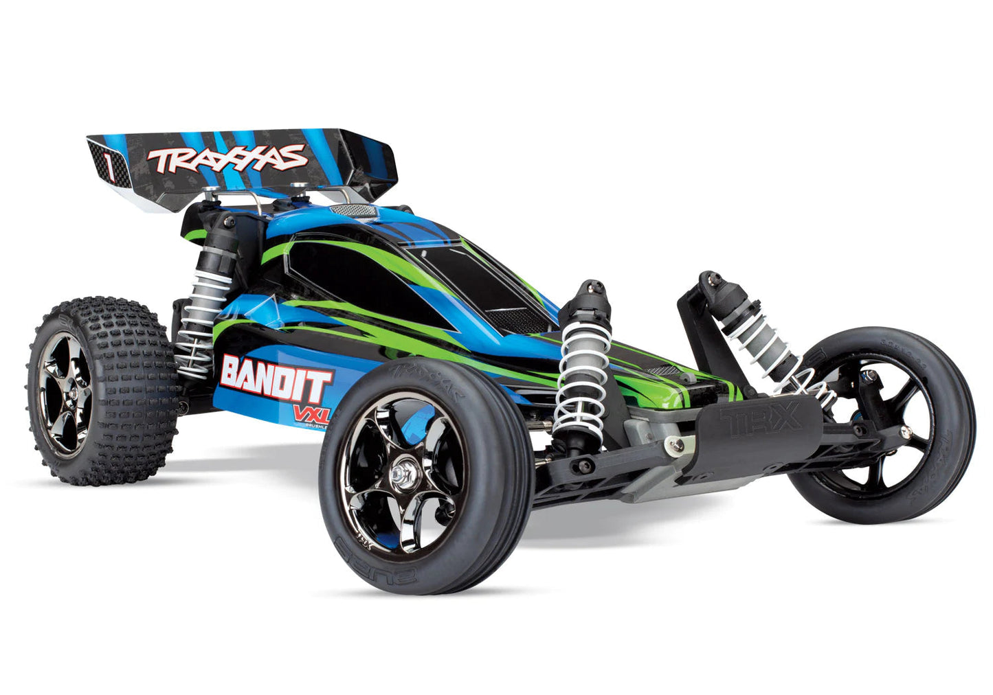 
                  
                    Traxxas Bandit VXL RC Buggy (Green)-Traxxas-ProHobbies
                  
                