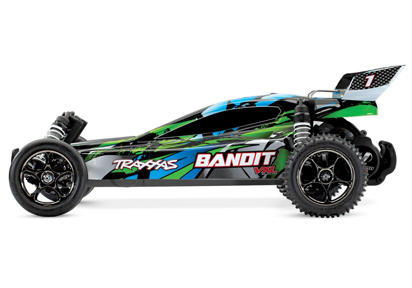 
                  
                    Traxxas Bandit VXL RC Buggy (Green)-Traxxas-ProHobbies
                  
                
