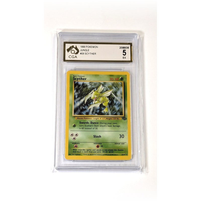 CGA Graded Pokemon Jungle Set (Unlimited) #26 Scyther - Graded 5