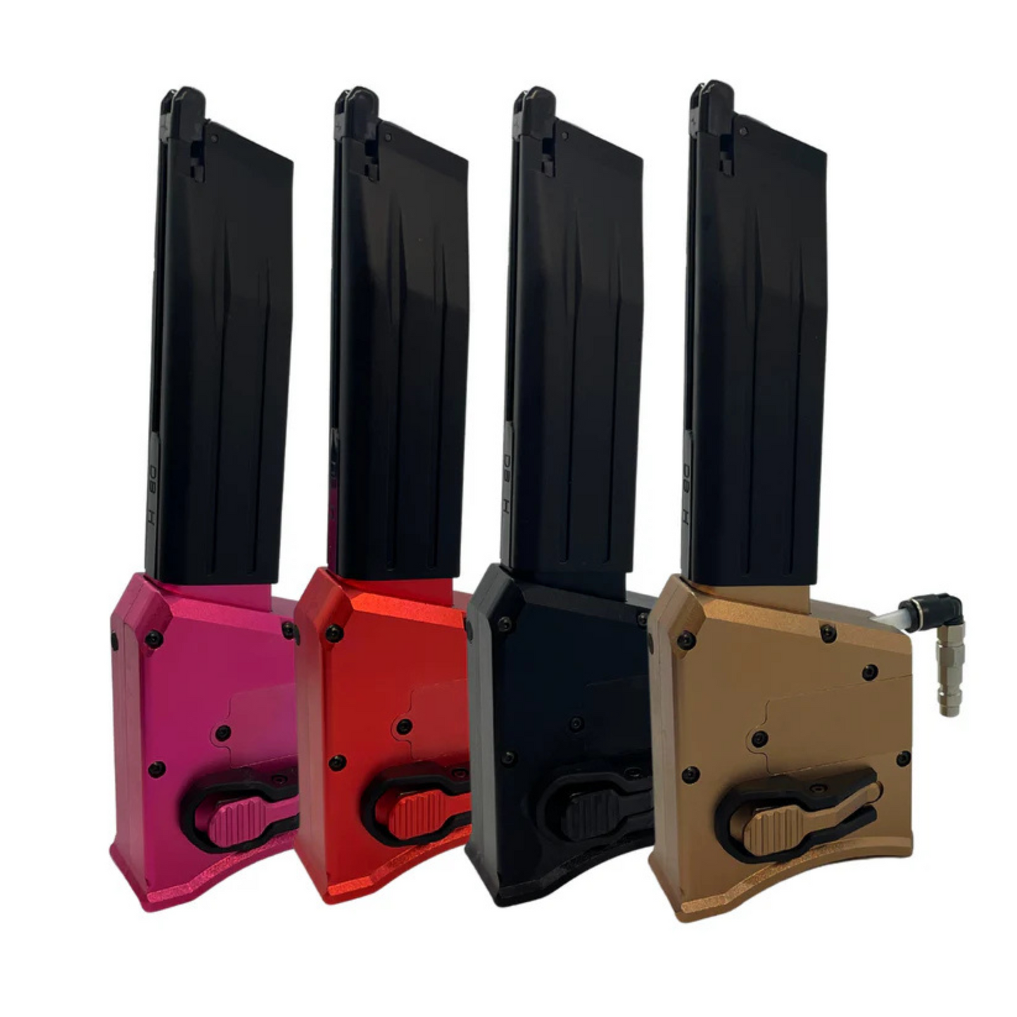 
                  
                    ALUMINIUM HPA MULTI-FIT ELECTRIC PISTOL M4 ADAPTOR KIT - Black
                  
                