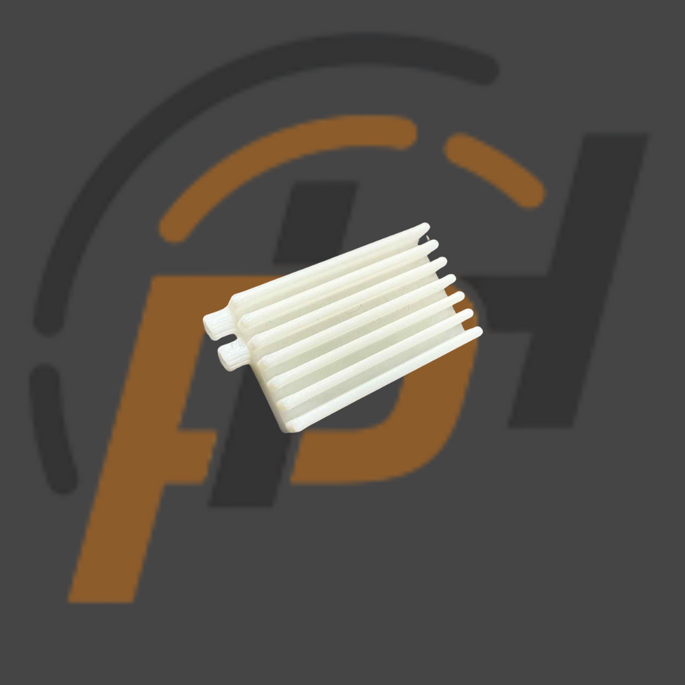 
                  
                    1/10 scale 3D printed oil cooler
                  
                