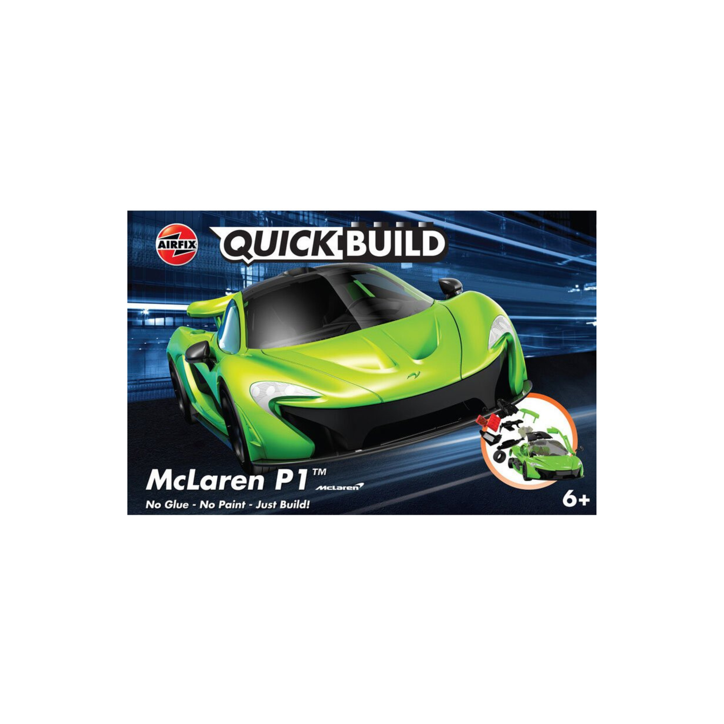 AIRFIX QUICKBUILD MCLAREN P1 - NEW COLOUR