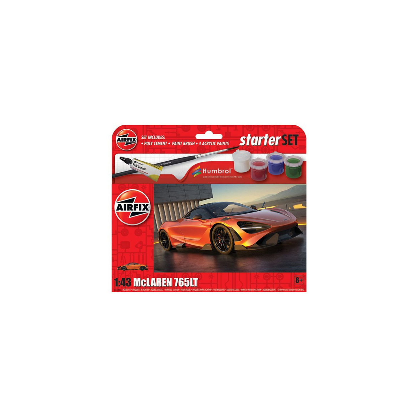 AIRFIX STARTER SET - MCLAREN 765