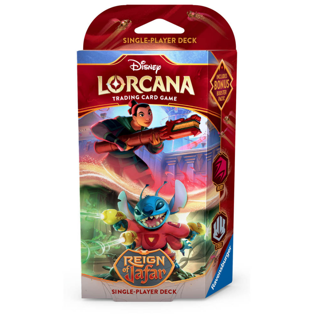 Reign of Jafar || Single Player Deck || Mulan & Stitch - Ruby/Steel