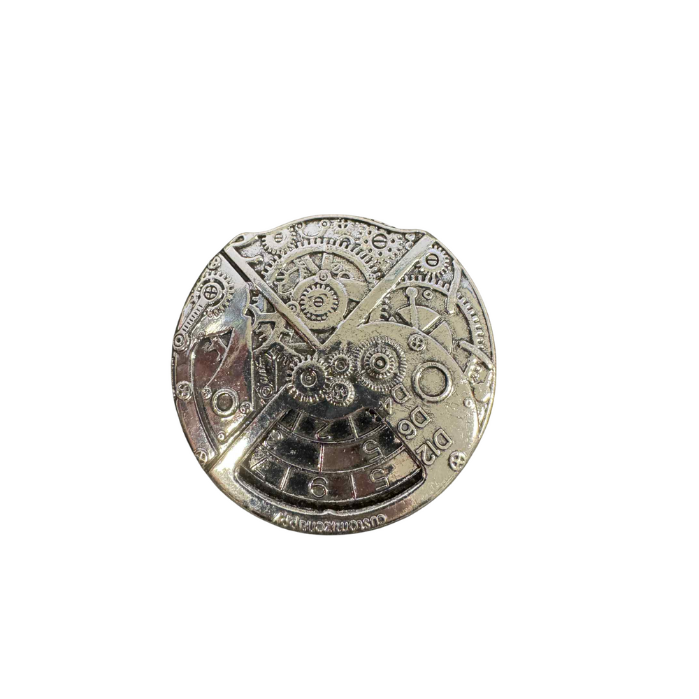 
                  
                    Steampunk Spinner die - D4, D6, D12 All in one! - 1pcs - 5 colours available!
                  
                