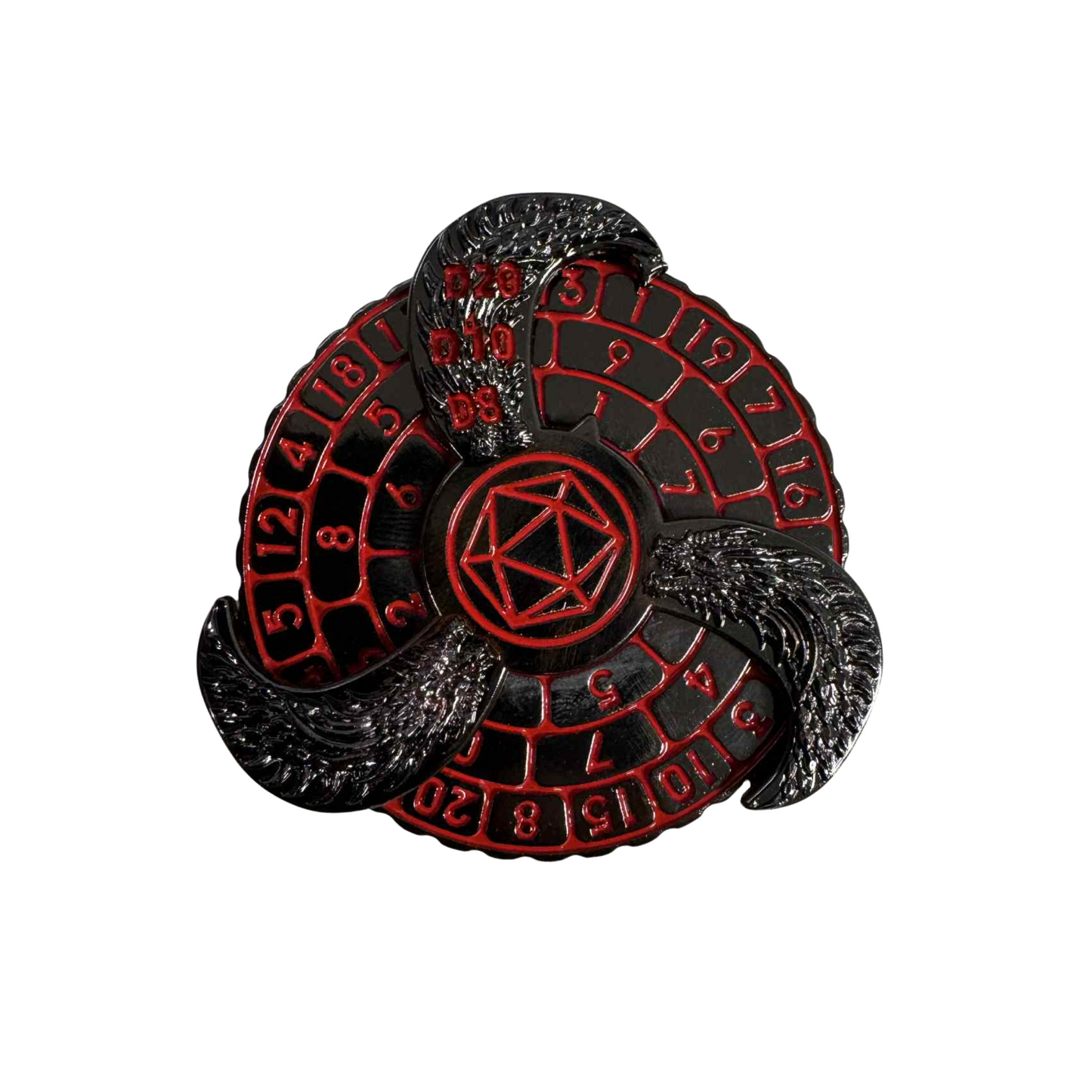 
                  
                    Dragon Metal Spinner Die || D8, D10, D20 All-in-one || 9 Colours Available!
                  
                
