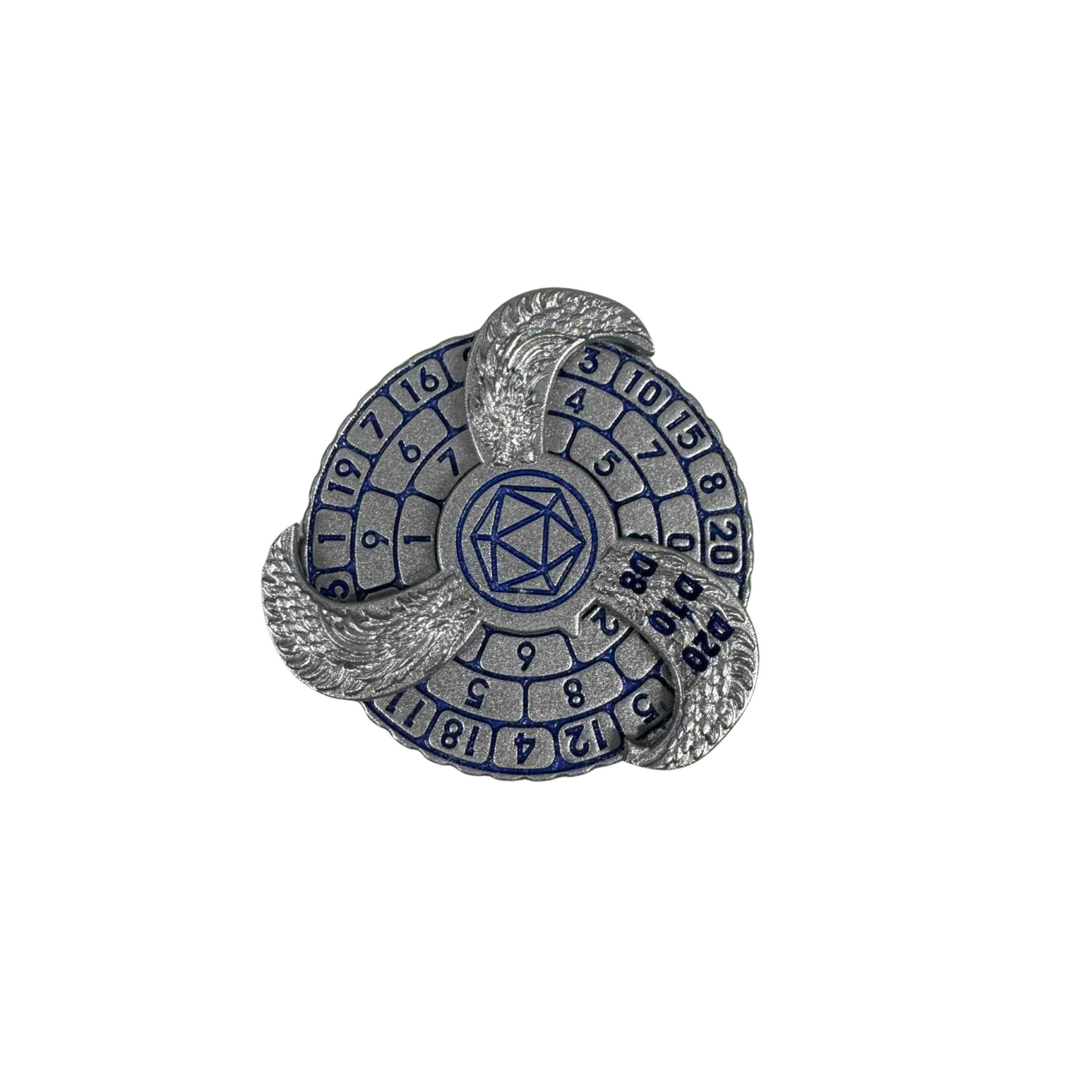 
                  
                    Dragon Metal Spinner Die || D8, D10, D20 All-in-one || 9 Colours Available!
                  
                