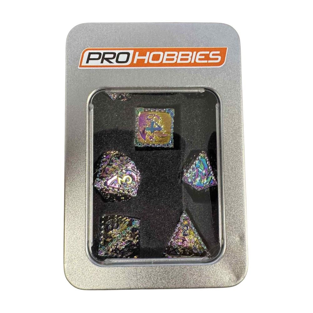 
                  
                    Fantasy Dragon Meatal 7pcs Dice Set - 2 Colours Available!
                  
                