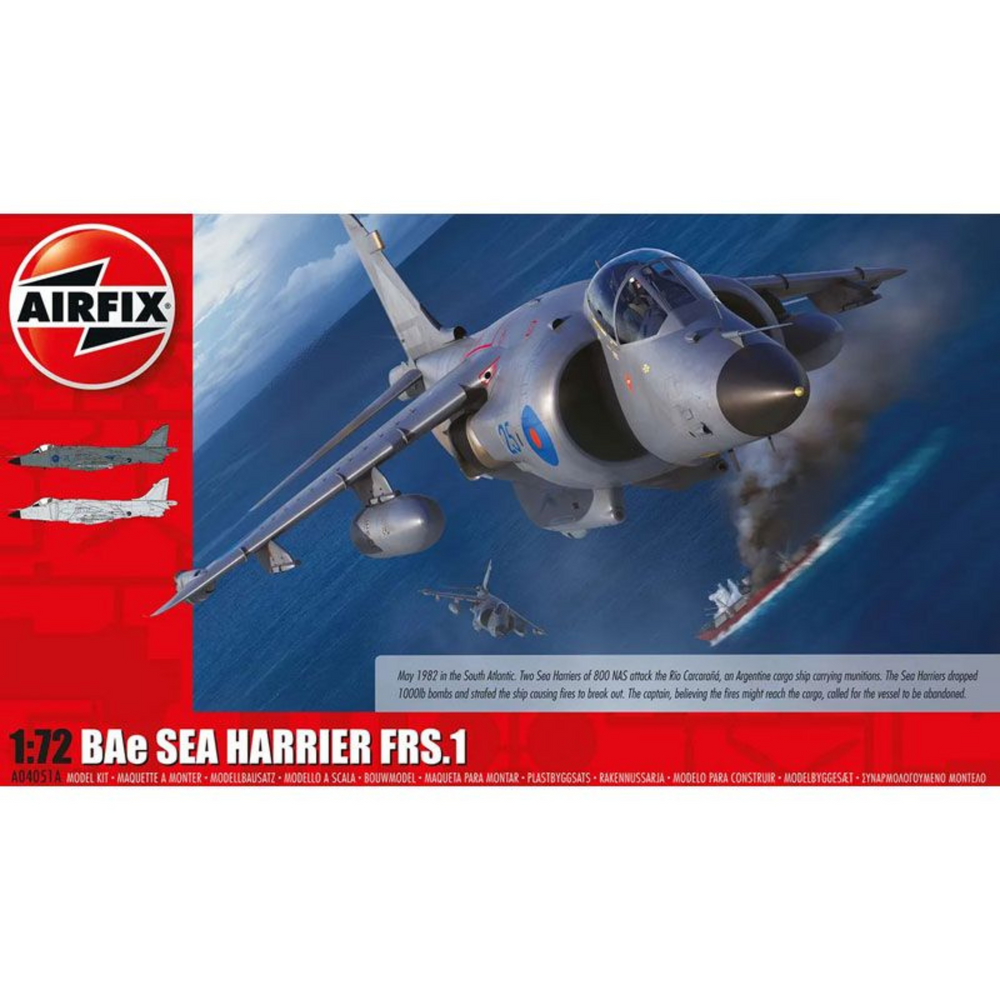 AIRFIX BAE SEA HARRIER FRS1 1:72 SELF BUILD KIT