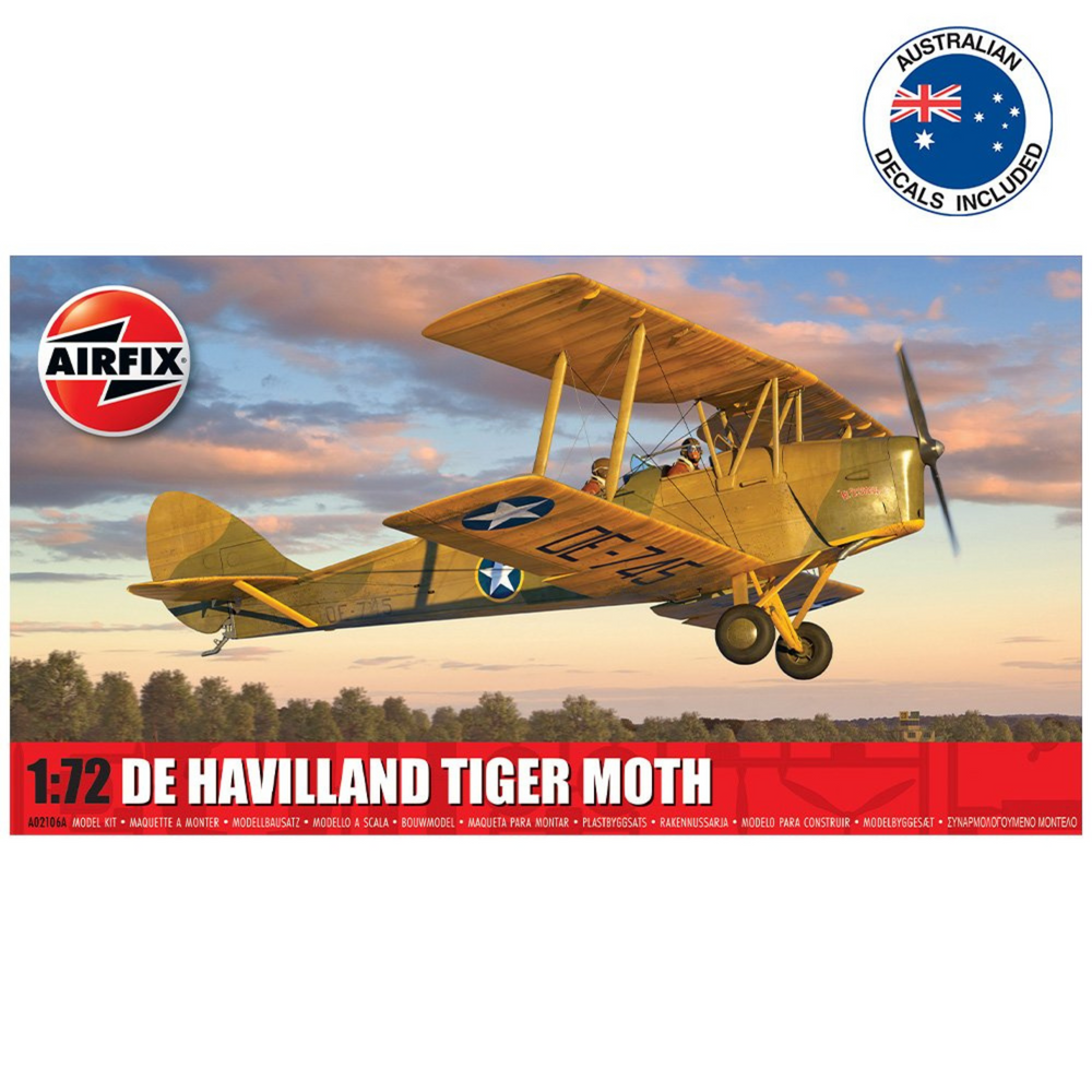 AIRFIX DE HAVILLAND TIGER MOTH SELF BUILD KIT
