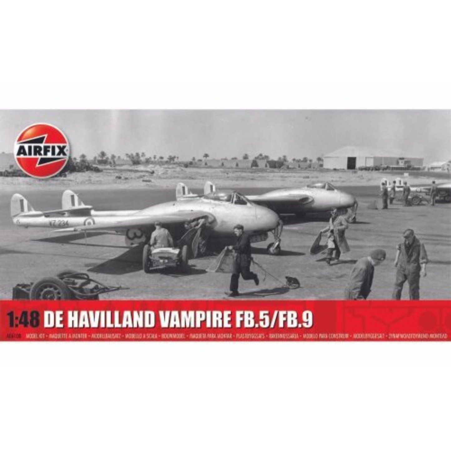 
                  
                    AIRFIX DE HAVILLAND VAMPIRE SELF BUILD KIT FB.5/FB.9
                  
                