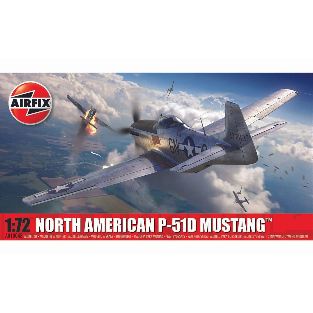 AIRFIX NORTH AMERICAN P-51D MUSTANG SELF BUILD KIT