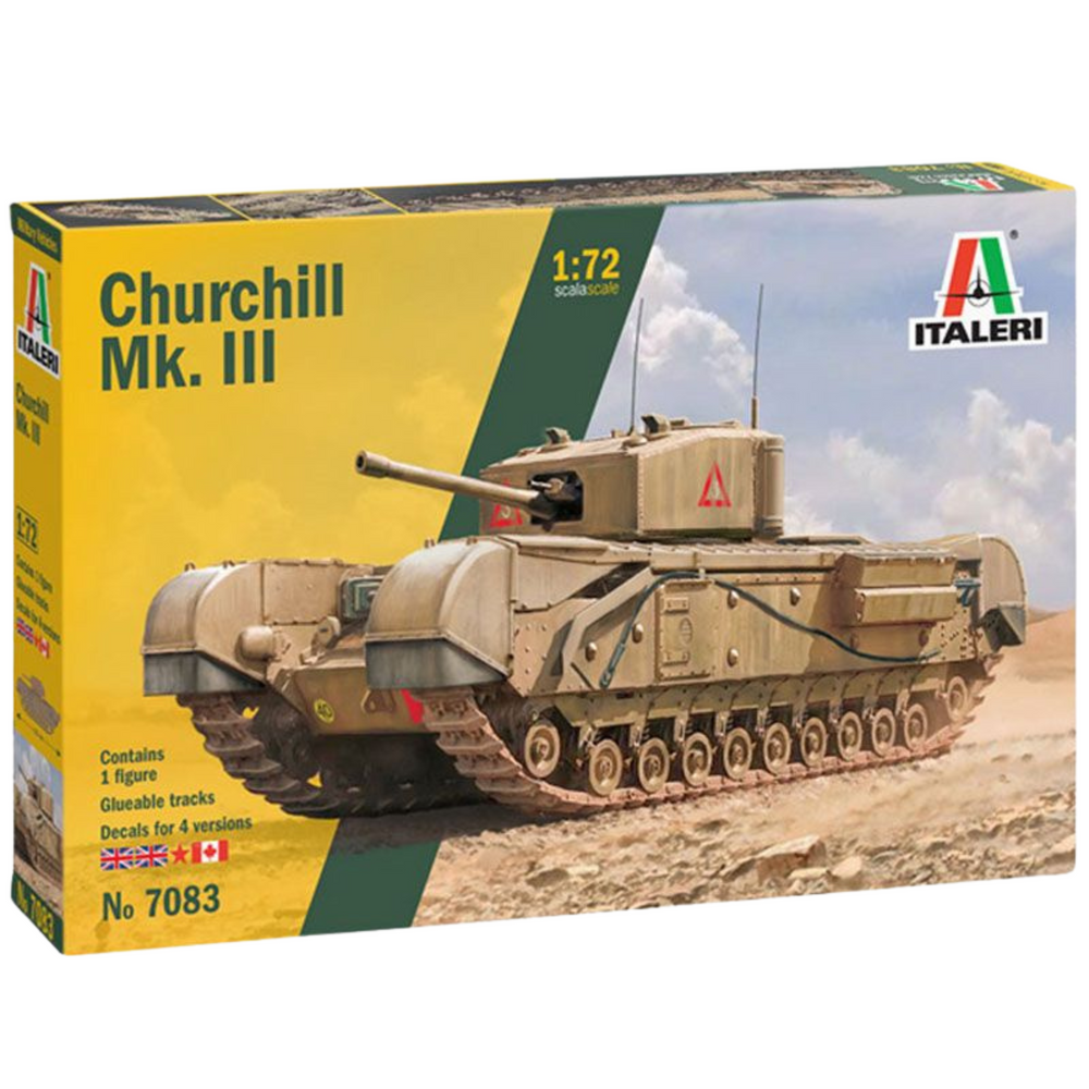 ITALERI CHURCHILL MK. III 1:72 SELF BUILD KIT