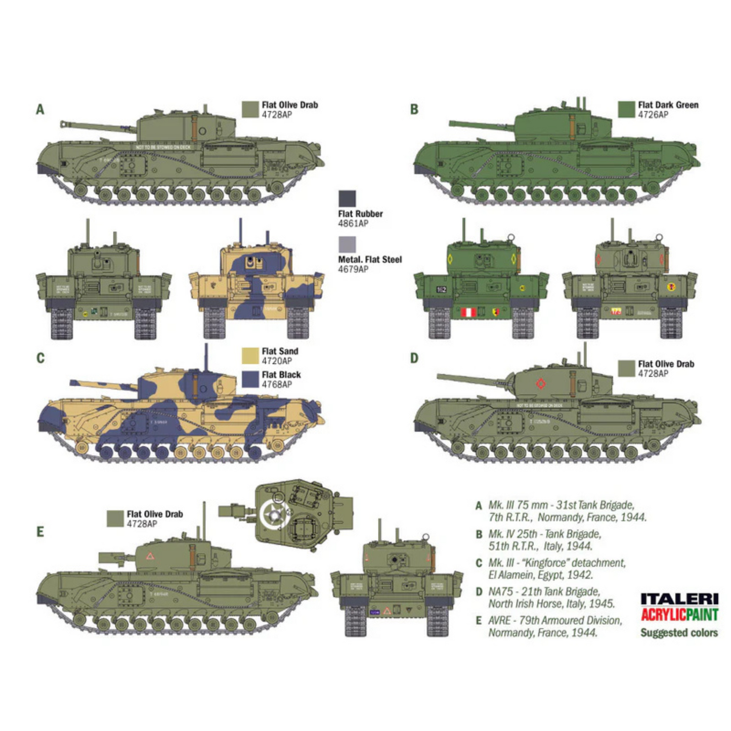 
                  
                    ITALERI CHURCHILL MK. III 1:72 SELF BUILD KIT
                  
                