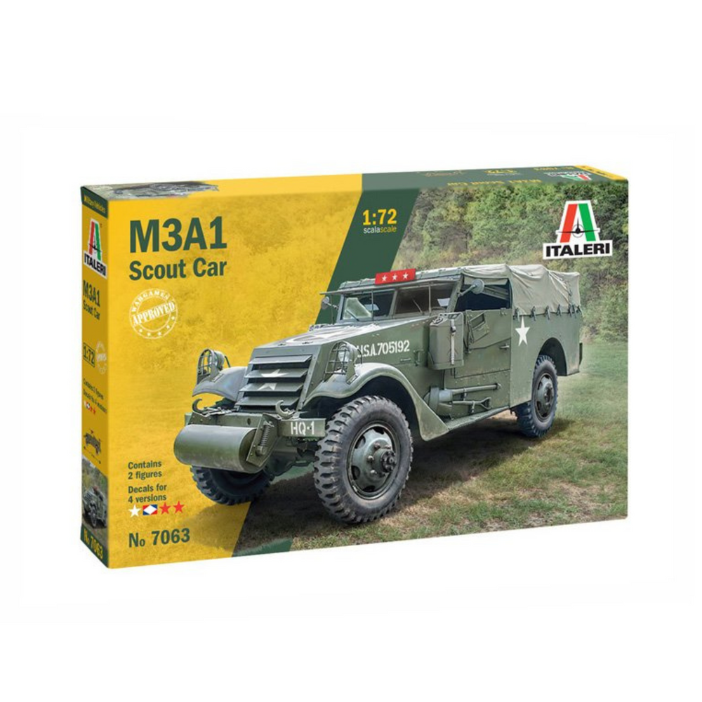 ITALERI M3A1 SCOUT CAR 1:72 SELF BUILD KIT