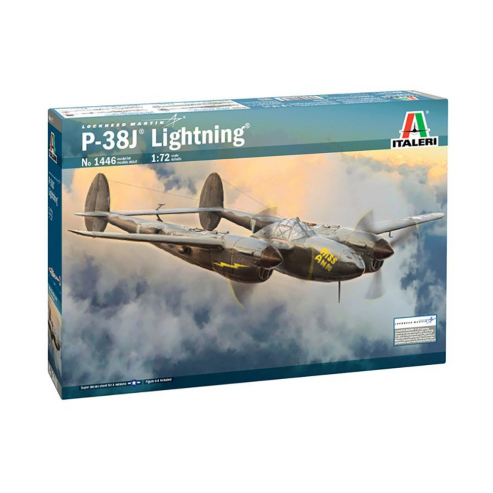 ITALERI P-38J LIGHTNING: 1:72 SELF BUILD KIT