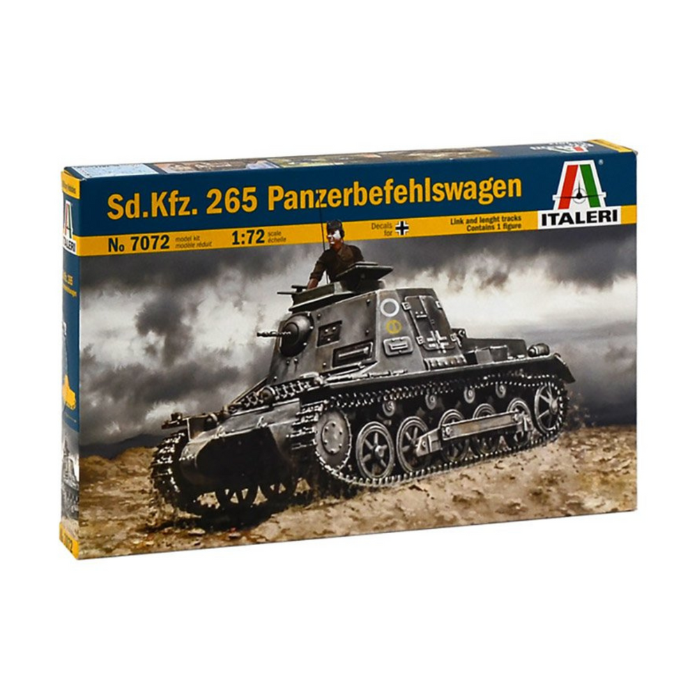 ITALERI SD. KFZ. 265 PANZERBEFEHLSWAGEN 1:72 SELF BUILD KIT