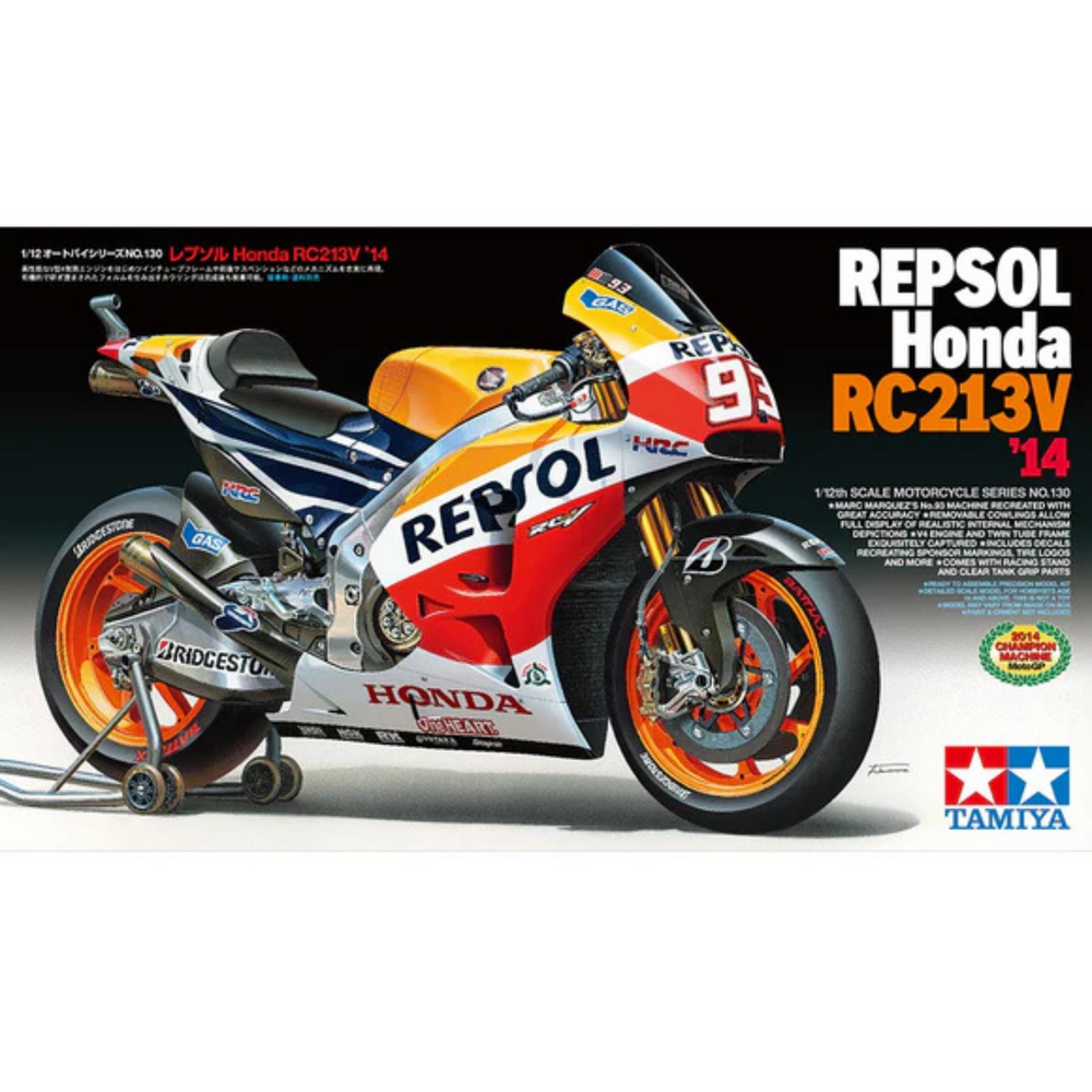 TAMIYA 1/12 REPSOL HONDA RC213V '14 SELF BUILD KIT
