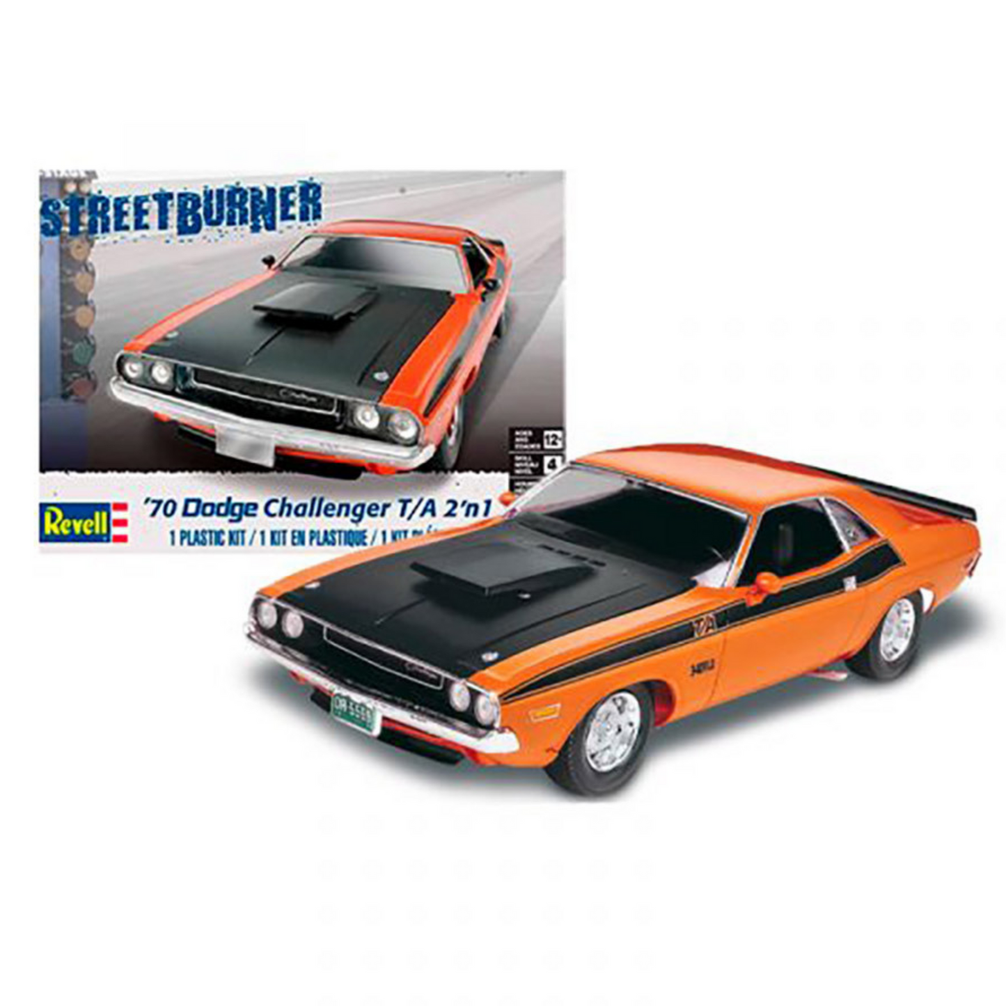 REVELL '70 DODGE CHALLENGER 2 'N 1 MODEL KIT