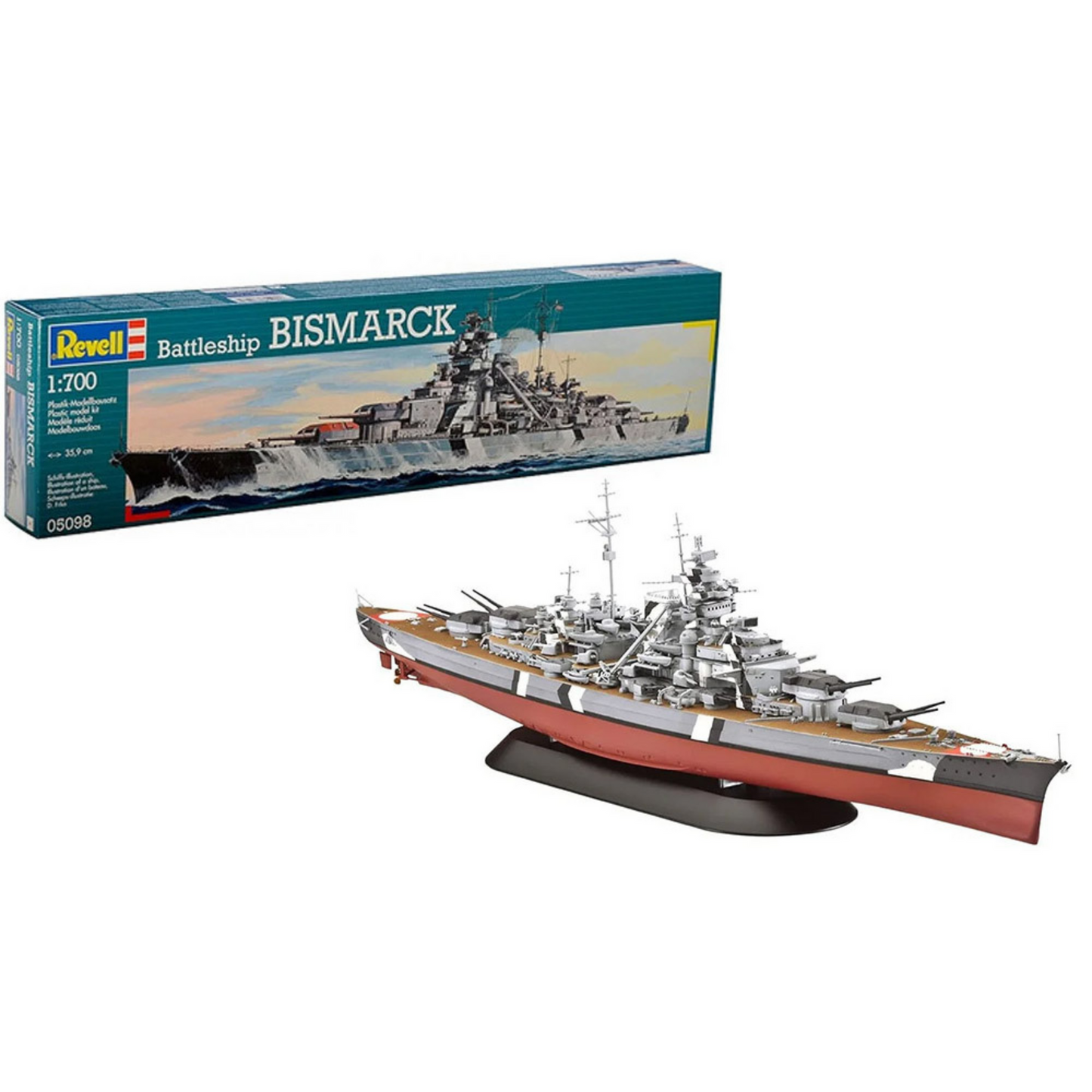 REVELL BATTLESHIP BISMARCK 1:700 MODEL KIT