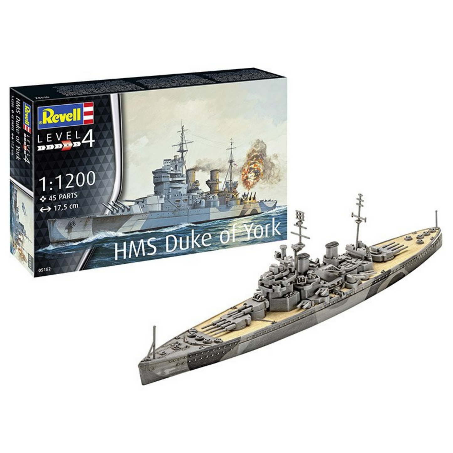 REVELL BATTLESHIP HMS DUKE OF YORK MODEL KIT