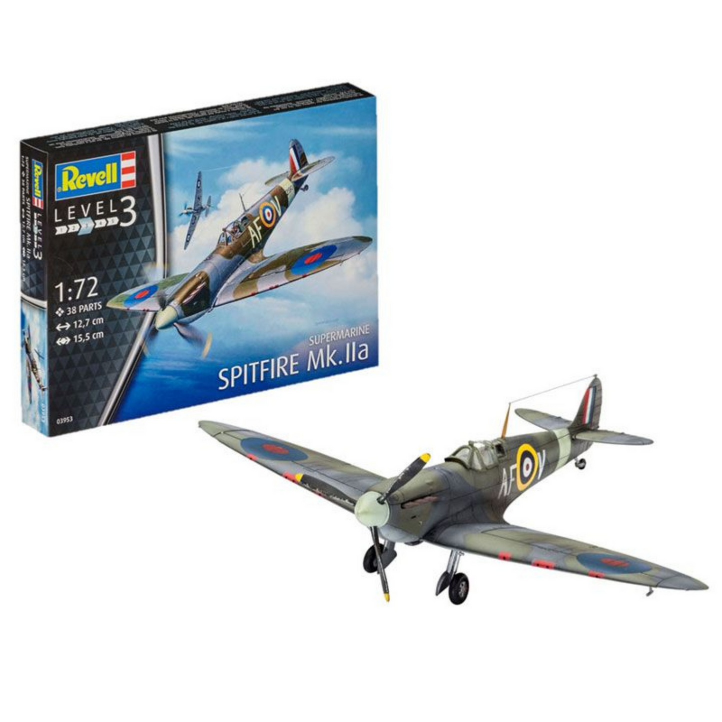 REVELL SPITFIRE MK. IIA 1:72 MODEL KIT