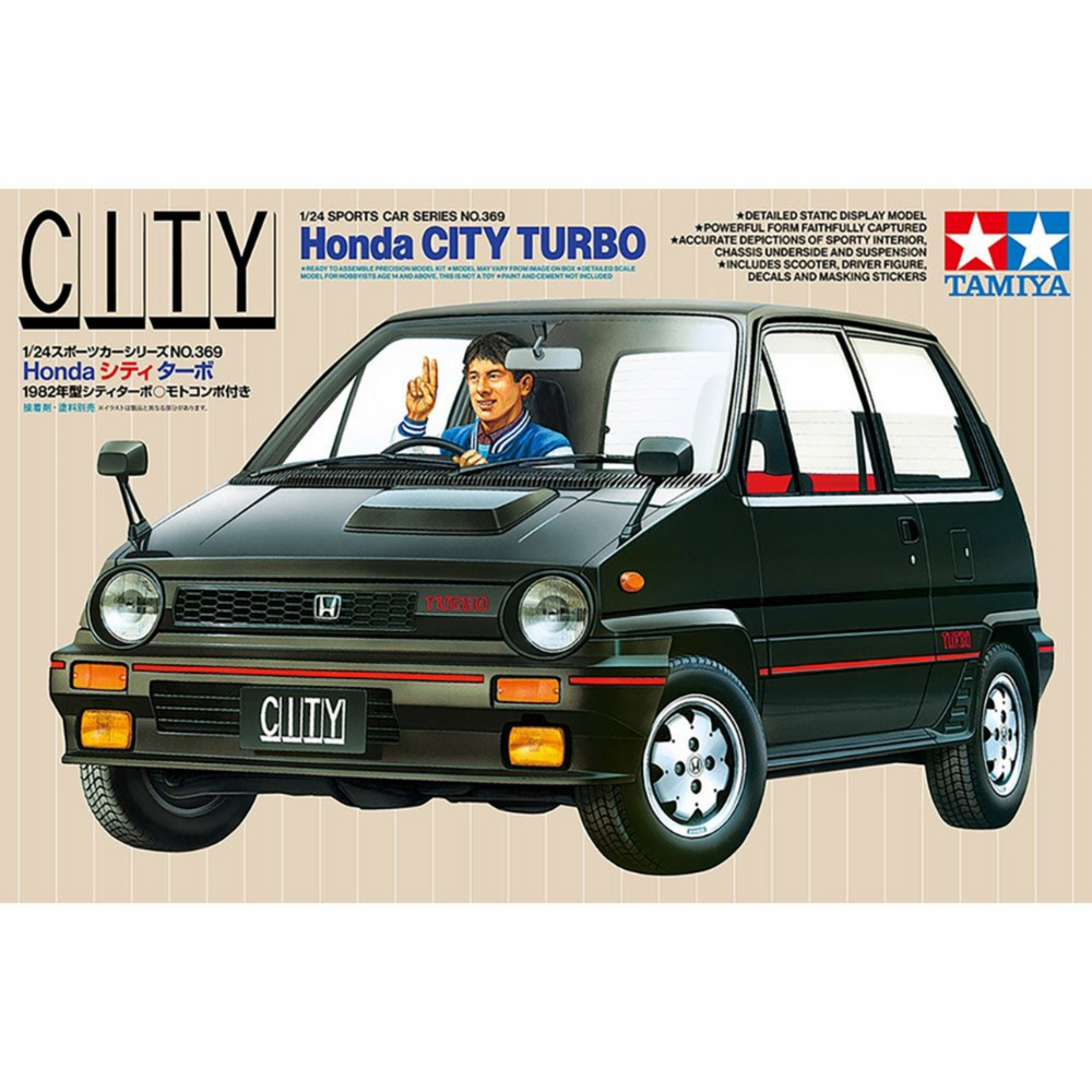 TAMIYA 1/24 HONDA CITY TURBO SELF BUILD KIT