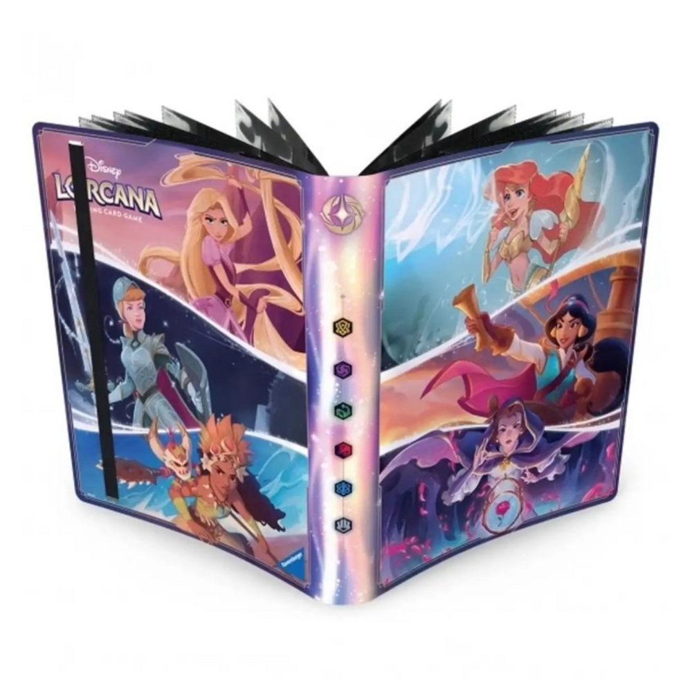 Disney Lorcana Premium Card Portfolio: Powerful Princesses Fabled  Set 9