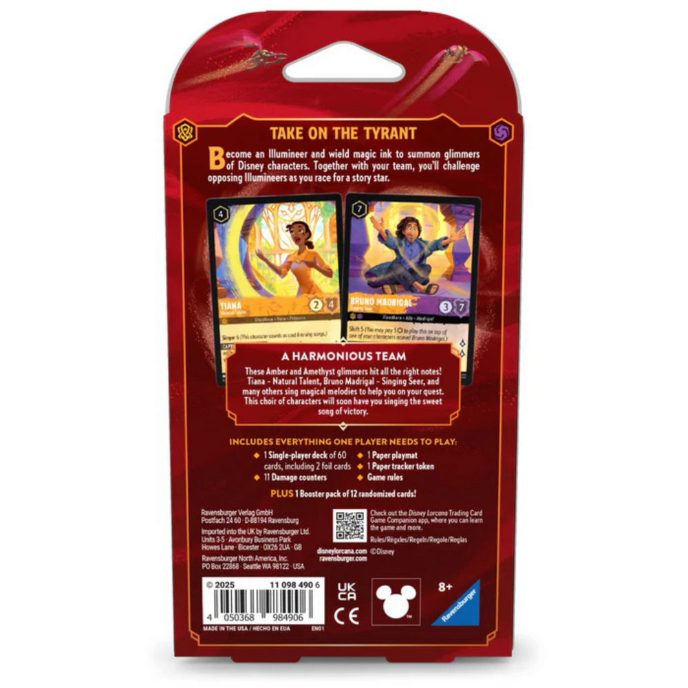 Reign of Jafar || Single Player Deck || Tiana & Bruno - Amber/Amethyst