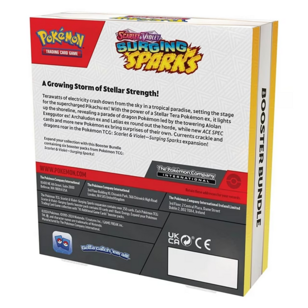 Pokemon Scarlet & Violet - Surging Sparks Booster Bundle
