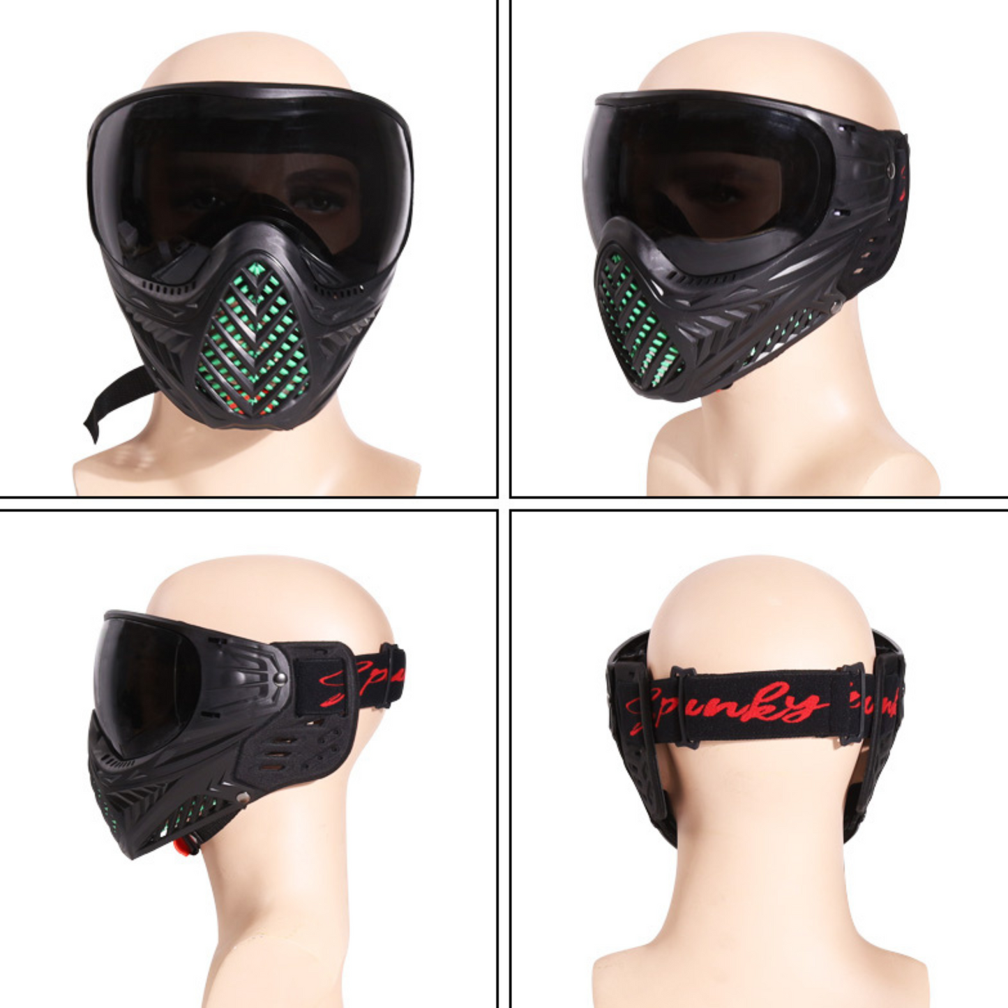 
                  
                    Spunky Paintball & Gelball Mask with Clear Thermal Lense
                  
                